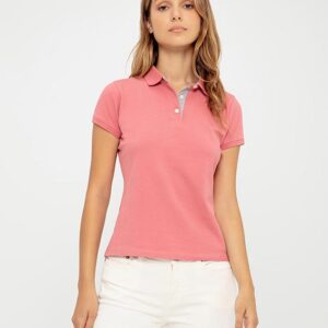 Camisa polo palo rosa